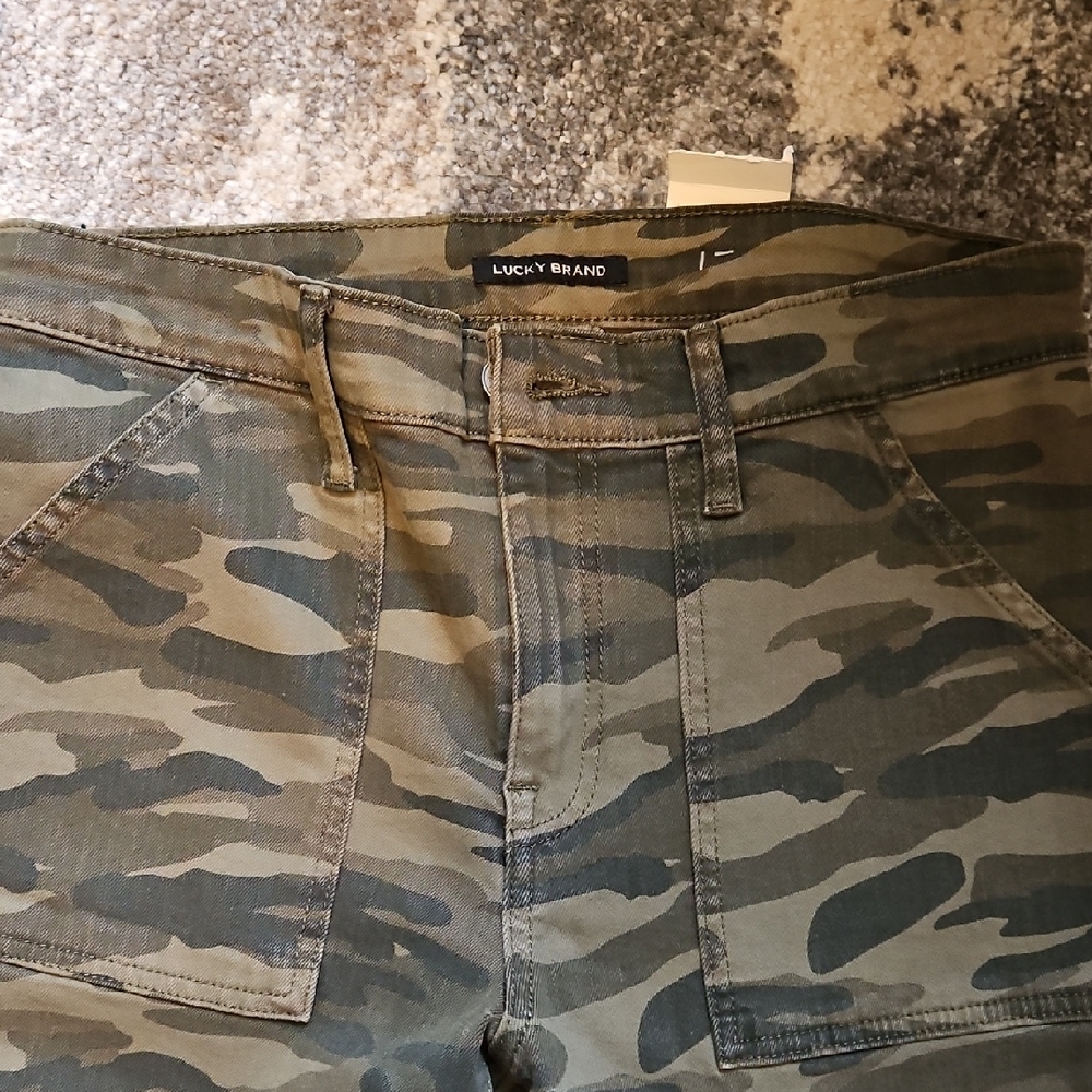 Lucky Brand Camouflage Ankle Pants